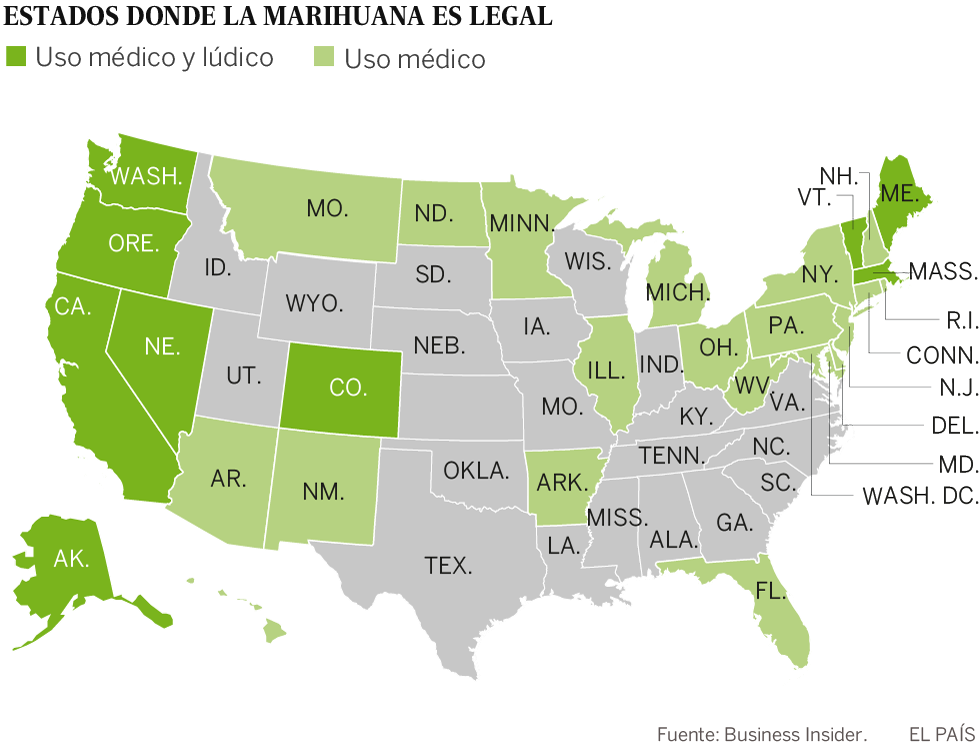 El Gobierno de Trump fracasa en frenar la legalización de la marihuana