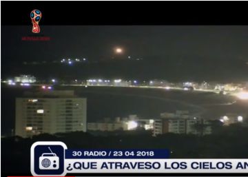 ¿Era un ovni lo que se vio en Uruguay?