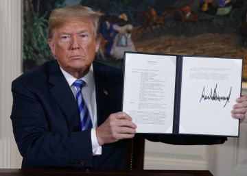 Trump rompe el pacto nuclear con Irán y restablece las sanciones