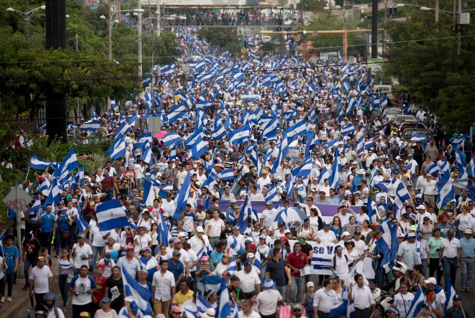 El grito en las calles de Nicaragua: “¡Que se vaya Ortega!” El grito en las calles de Nicaragua: “¡Que se vaya Ortega!”