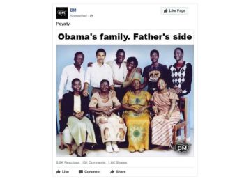 De Satã à ‘família africana’ de Obama: as 3.500 postagens do Facebook pagas pela Rússia