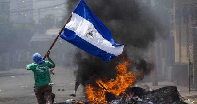 Protestas en Masaya (Nicaragua).