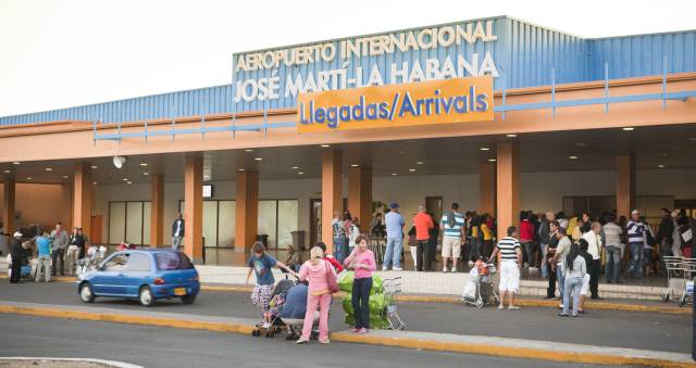 El aeropuerto internacional José Martí de La Habana (Cuba).