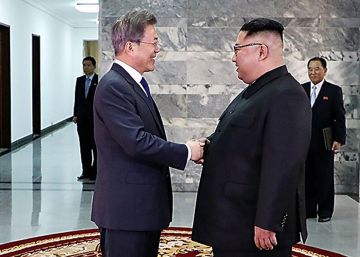 Kim Jong-un y Moon Jae-in se reúnen por sorpresa de nuevo en Panmunjom