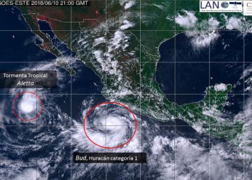El huracán Bud toma fuerza y se dirige a Baja California Sur