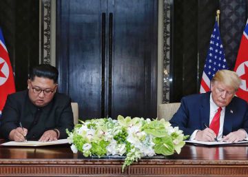 Declaración conjunta firmada por Trump y Kim en la cumbre de Singapur