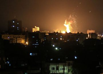 Israel bombardea Gaza en respuesta al lanzamiento de cohetes desde territorio palestino