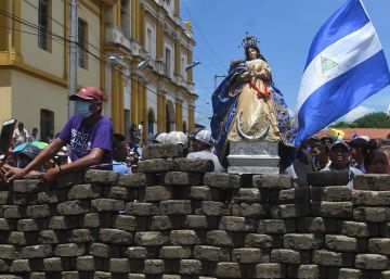 Una barricada de resistencia en Masaya.
