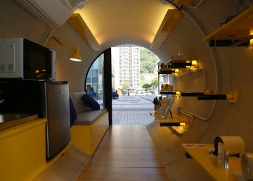 Hong Kong abre el grifo a la instalación de casas con forma de tubería