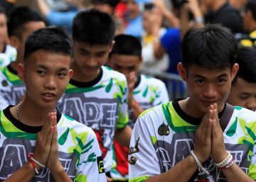 Los niños de la cueva de Tailandia: “Cuando vimos al buceador fue como un milagro”