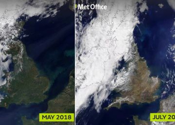 Reino Unido ya no es verde visto desde el espacio