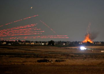 El Ejército de Israel derriba un caza sirio en los Altos del Golán