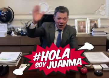 El presidente de Colombia, ‘youtuber’ por un día