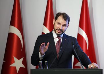 Berat Albayrak, ministro de Finanzas de Turquía y yerno de Erdogán.