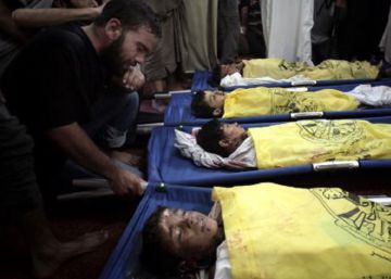 Israel mató a cuatro niños en una playa de Gaza con un dron armado con misiles