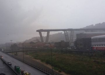 El derrumbe de un viaducto en Génova (Italia), últimas noticias en directo