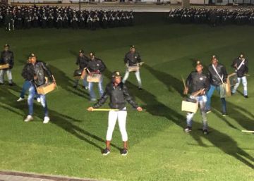 ‘La mejor banda marcial de Colombia’ cambia los bidones por tambores de verdad