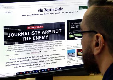Trump redobla sus ataques a los medios tras la denuncia de más de 300 periódicos