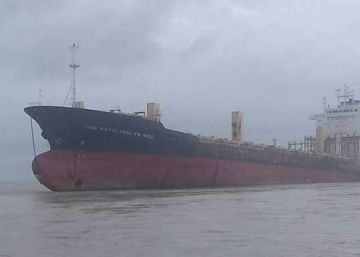 Resuelto el misterio del ‘Sam Ratulangi’, el barco fantasma que ha encallado en Myanmar