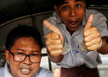 Condenados a siete años de prisión dos periodistas de Reuters en Myanmar