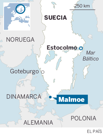 La ola xenófoba encuentra diques en Malmoe