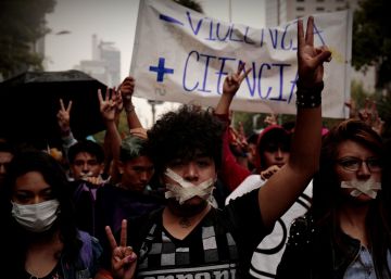 Los estudiantes de México marchan en contra del miedo