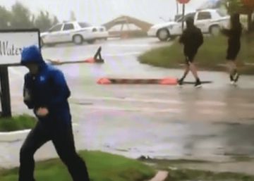 El reportero que exageró los efectos del huracán Florence