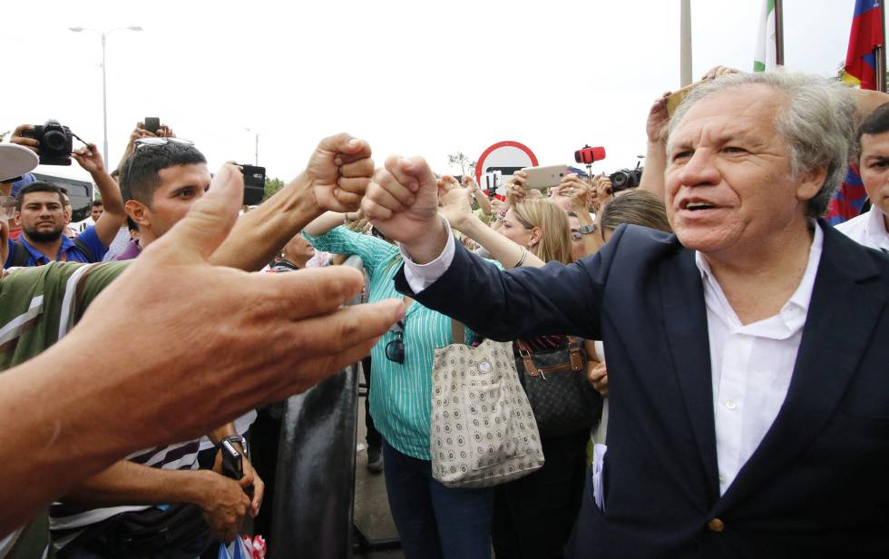 El jefe de la OEA Luis Almagro el viernes en Cúcuta