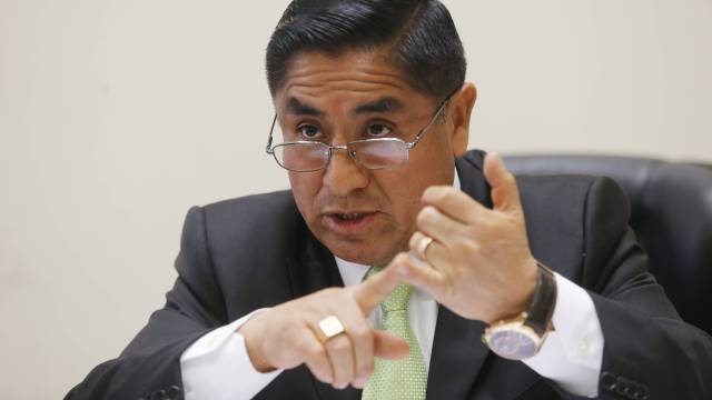 El magistrado supremo César Hinostroza.