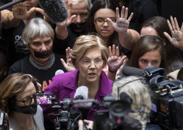 ¿Cumplirá Trump su promesa de pagar un millón de dólares a una senadora demócrata?