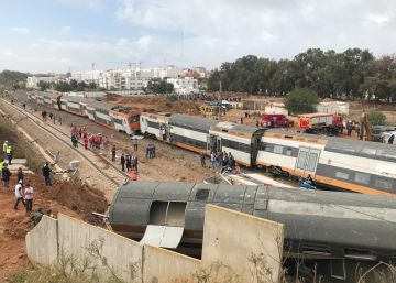 Siete muertos y 86 heridos al descarrilar un tren en Marruecos