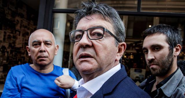 El líder de Francia Insumisa, Jean-Luc Mélenchon, este martes.