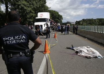 Muere un migrante de la caravana en México