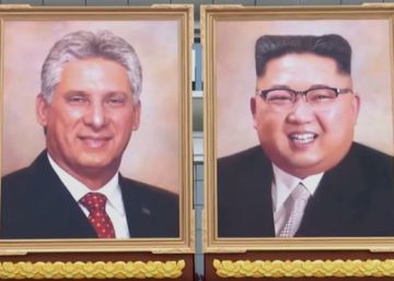 Corea del Norte exhibe el primer retrato oficial de Kim Jong-un