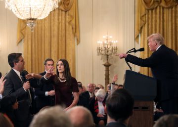 Trump a um jornalista de CNN na Casa Branca: “É uma pessoa grosseira e terrível”