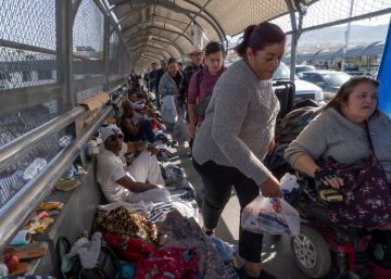 La larga espera a las puertas de Estados Unidos