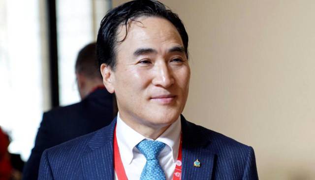 Kim Jong-yang, presidente electo de Interpol este miércoles en la reunión de Dubái.