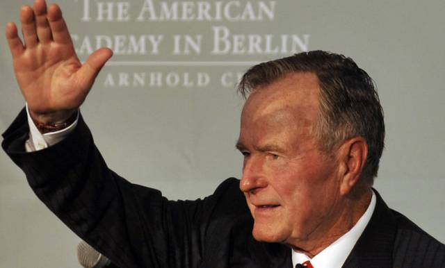 George H. W. Bush, en una imagen de archivo.