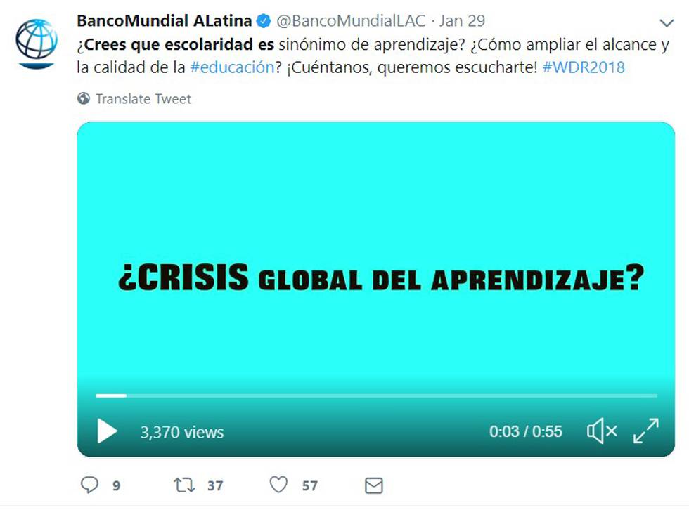 2018: una mirada al desarrollo en 12 tuits