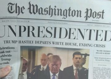 Edição Falsa de ‘The Washington Post’ anuncia a renúncia de Trump