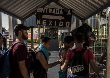 México abre las puertas a la caravana migrante México abre las puertas a la caravana migrante