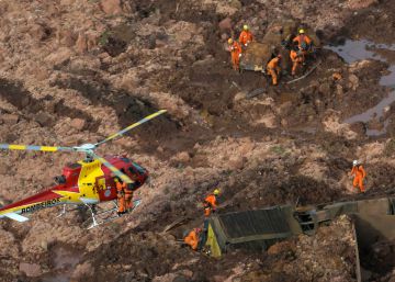 Brasil busca a 254 empleados de una mina devorada por toneladas de residuos
