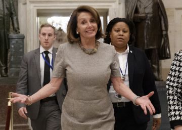 El muro de Trump era Nancy Pelosi