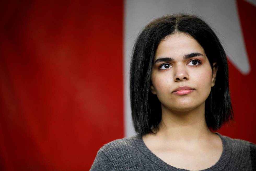 Rahaf Mohammed, en Toronto el 15 de enero.