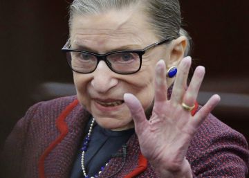 A juíza Ruth Bader Ginsburg, uma popular heroína de 85 anos