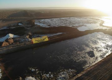 Treater: 15 campos de fútbol de lodo petrolero tóxico en la Patagonia argentina