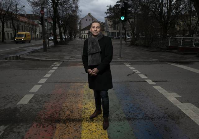Vladimir Simonko, cofundador de la Lithuanian gay League.