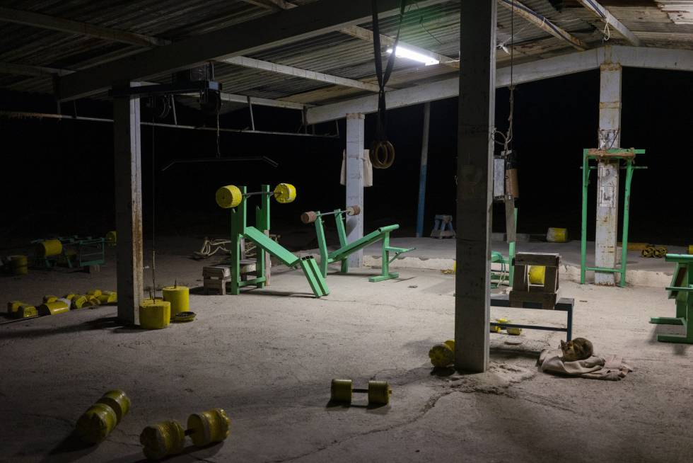 Gimnasio en el interior del centro Morelos.
