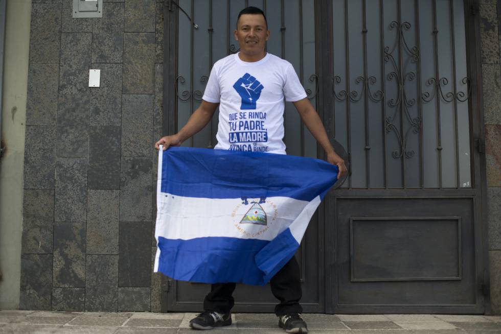 El campesino Víctor Manuel Díaz, en San José.
