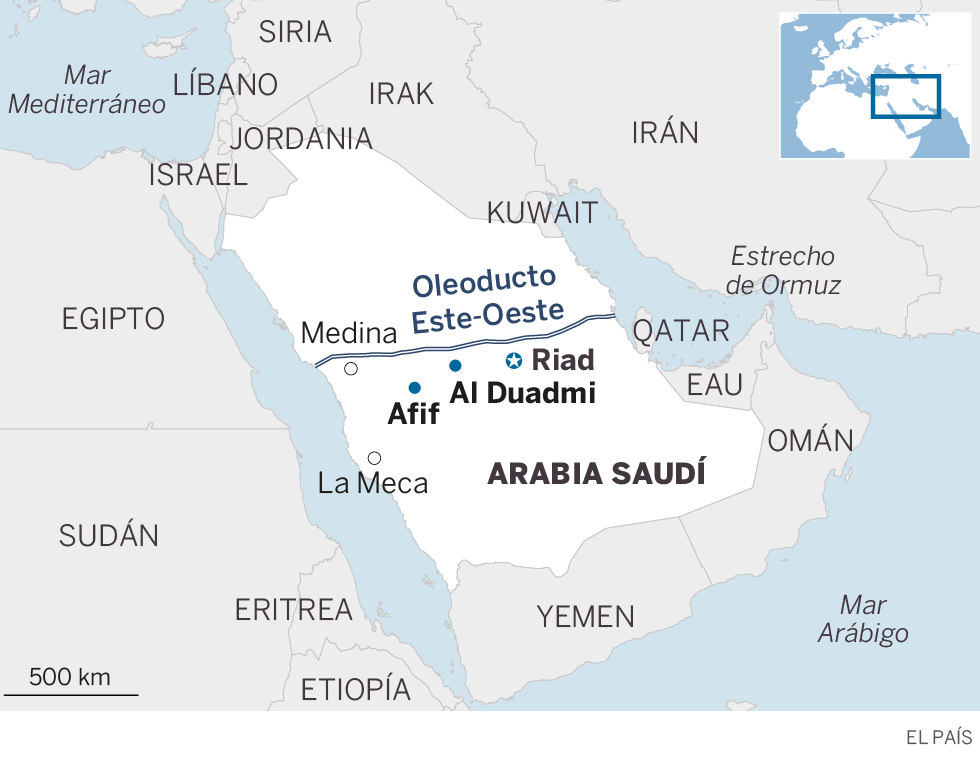 Un ataque con drones golpea la red de oleoductos de Arabia Saudí